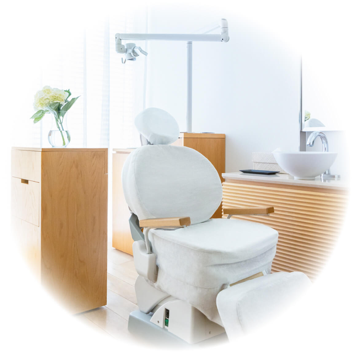 おしゃれな完全個室の診療室